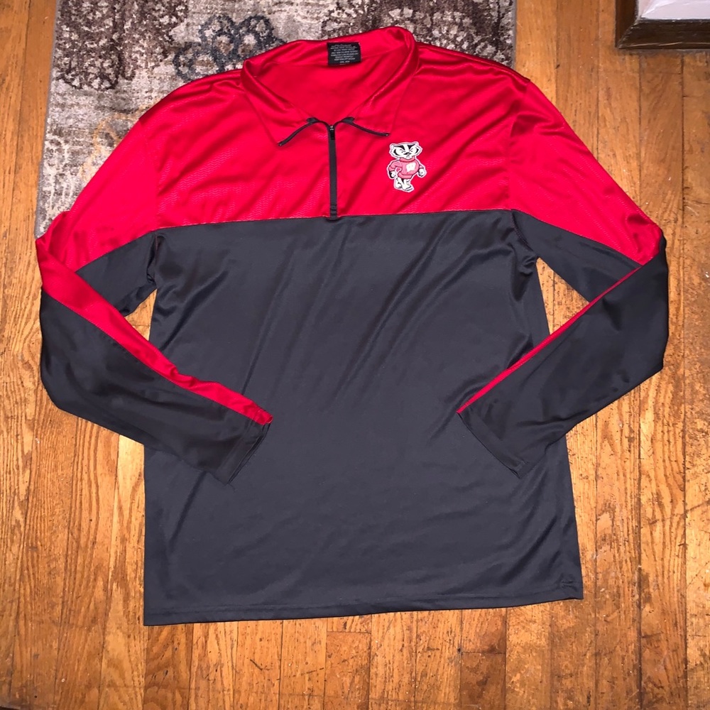 Mens XL Badgers QZip